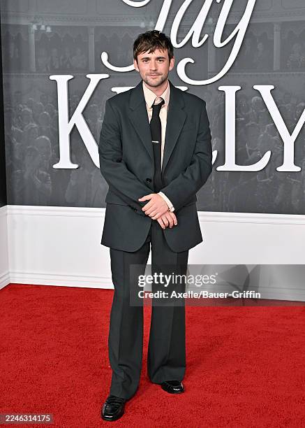 Charlie Rowe attends the Los Angeles Premiere of Netflix's "Jay Kelly" at The Egyptian Theatre Hollywood on November 11, 2025 in Los Angeles,...