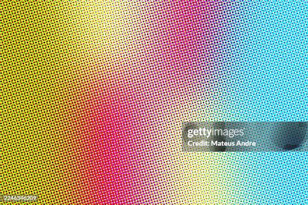 Color Halftone - abstract background
