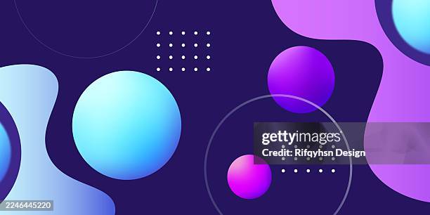 modern futuristic gradient blue abstract fluid shape background. summer blue gradient waves wallpaper. - 3d sphere stock illustrations
