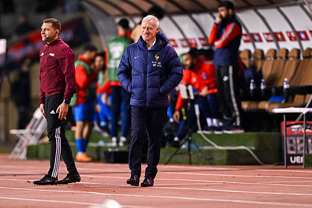 Didier DESCHAMPS head coach of France during the FIFA World Cup 2026 Qualifiers match between Azerbaijan and France at Tofiq Bahramov Stadium on...