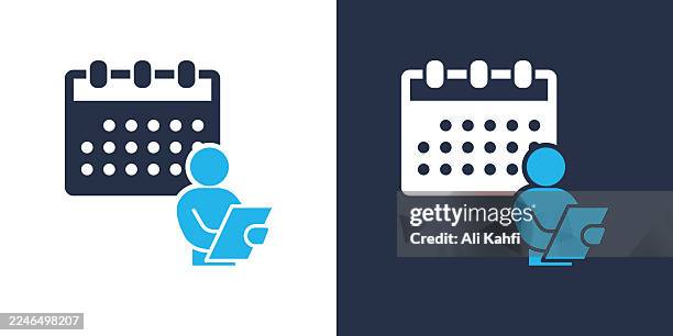 calendar glyph solid icon. solid icon that can be applied anywhere, simple, pixel perfect and modern style. - forgot birthday stock illustrations