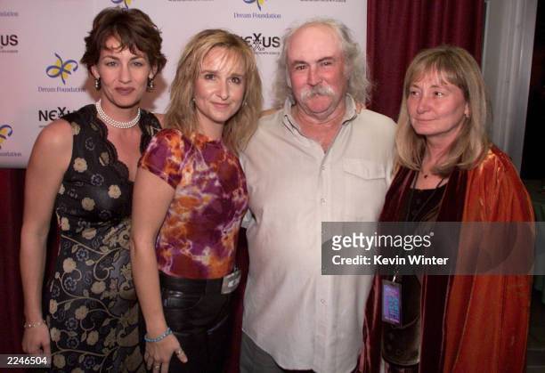 Julie Cypher, Melissa Etheridge, David and Jan Crosby at 'Friends of the Dream Foundation,' a tribute to Jan and David Crosby, presented by Nexus...