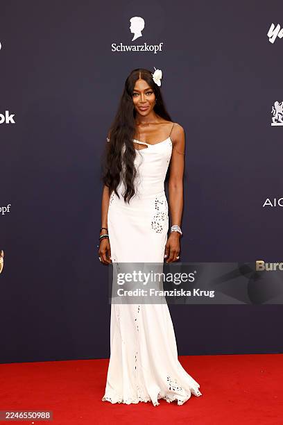Naomi Campbell arrives for the Bambi Award 2025 at Bavaria Studios on November 13, 2025 in Munich, Germany.