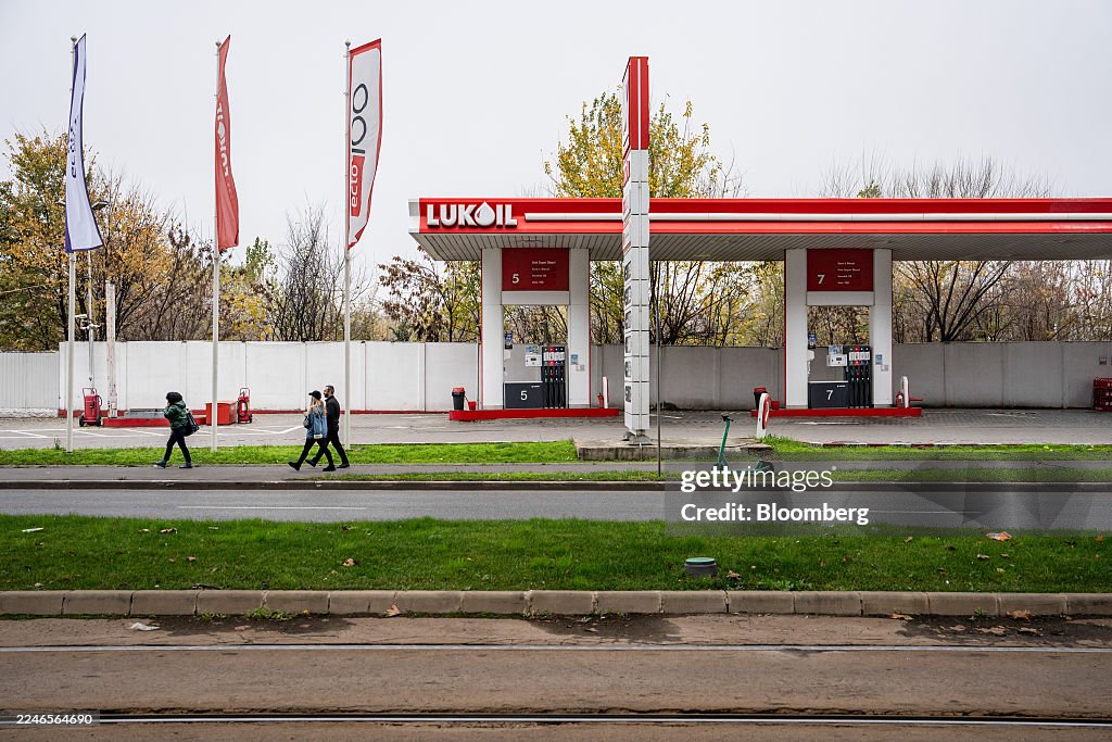Lukoil PJSC Gas Stations Ahead of US Sanctions