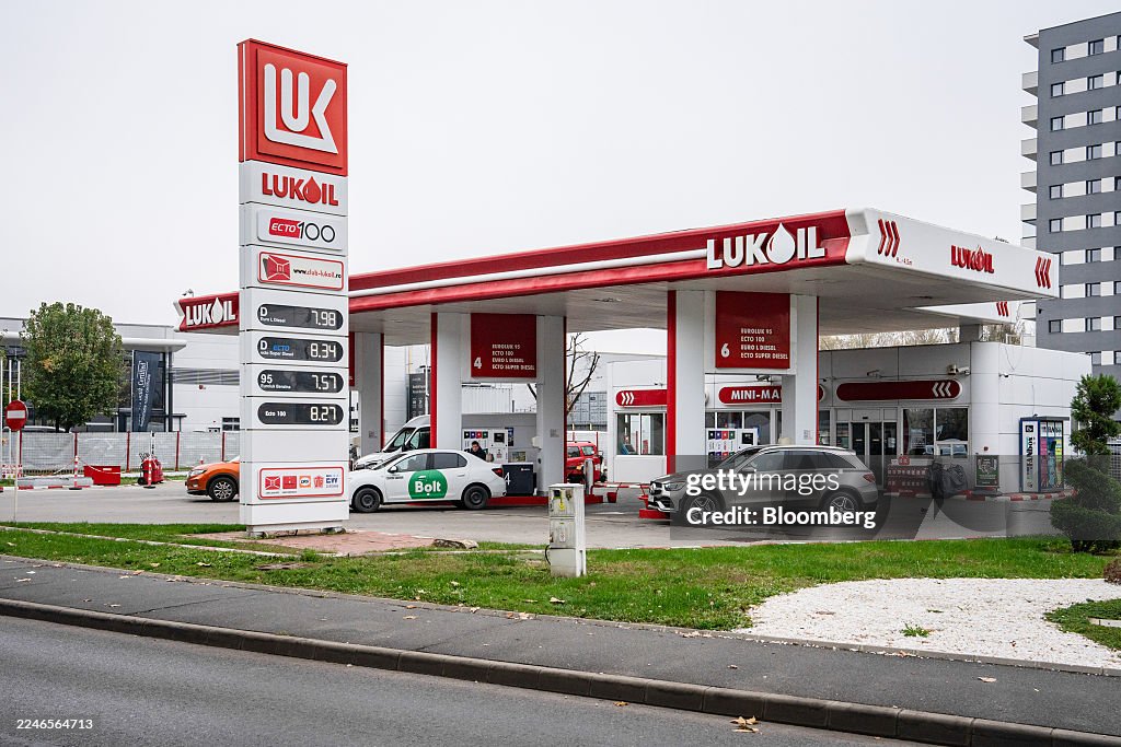 Lukoil PJSC Gas Stations Ahead of US Sanctions