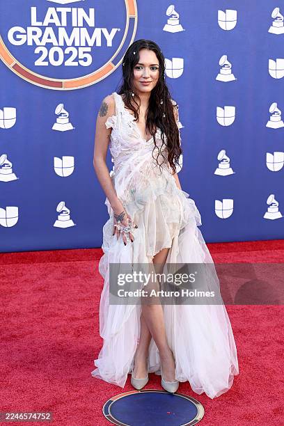 Camila Guevara attends The 26th Annual Latin GRAMMY Awards at MGM Grand Garden Arena on November 13, 2025 in Las Vegas, Nevada.