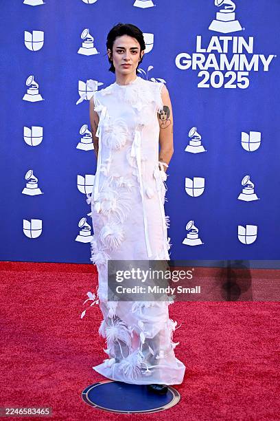 Zoe Gotusso attends The 26th Annual Latin GRAMMY Awards at MGM Grand Garden Arena on November 13, 2025 in Las Vegas, Nevada.