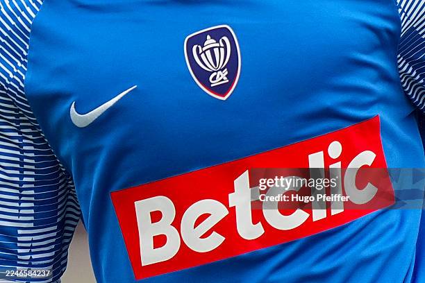 Illustration of Coupe de France jersey during the French Cup match between Drancy and Beauvais on November 16, 2025 in Drancy, France.