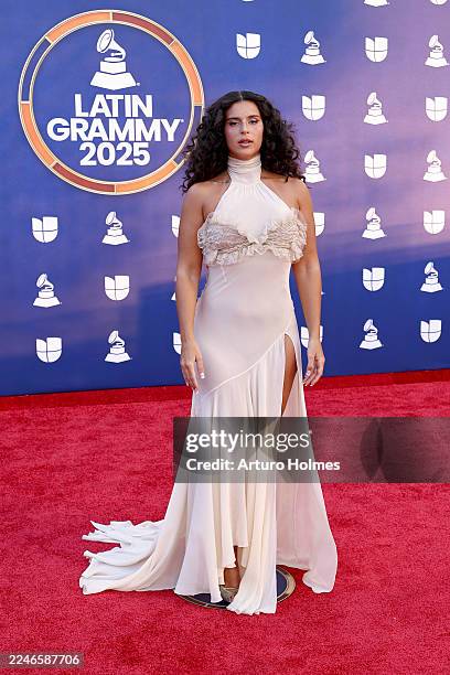 Nathy Peluso attends The 26th Annual Latin GRAMMY Awards at MGM Grand Garden Arena on November 13, 2025 in Las Vegas, Nevada.