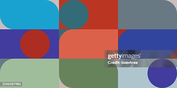 abstract geometric minimalism seamless color block background - marble block stock illustrations