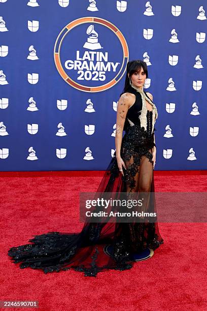 Aitana Ocaña Morales attends The 26th Annual Latin GRAMMY Awards at MGM Grand Garden Arena on November 13, 2025 in Las Vegas, Nevada.