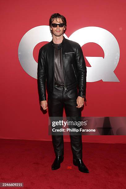 Patrick Schwarzenegger attends 2025 GQ Men of the Year on November 13, 2025 in Los Angeles, California.