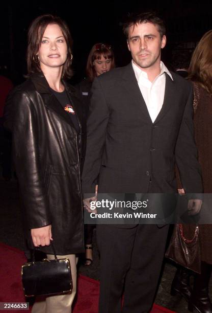 Matt LeBlanc and his fiance Melissa McKnight at the premiere of 'Charlie's Angels' at the Chinese Theater in Los Angeles, Ca. On 10/22/00. Photo by...