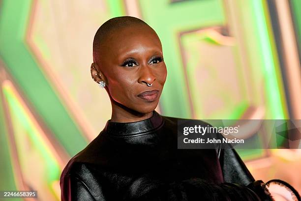 Cynthia Erivo at the "Wicked: For Good" New York Premiere held at Lincoln Center for the Performing Arts on November 17, 2025 in New York, New York.