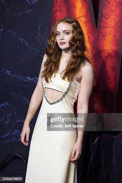 Sadie Sink attends the "Stranger Things 5" UK Special Screening at Odeon Luxe Leicester Square on November 13, 2025 in London, England.
