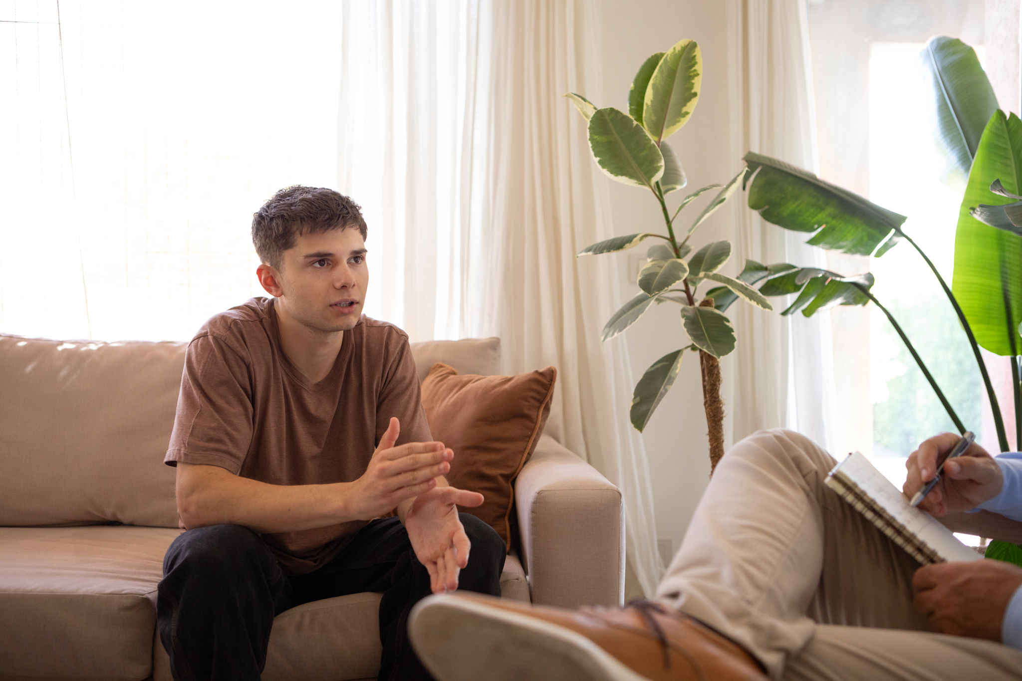 teen writing dialogue