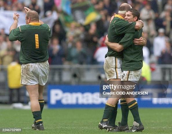 Old Rugby Player Rsa South African players with among them prop Os du randt and scrum-half ...