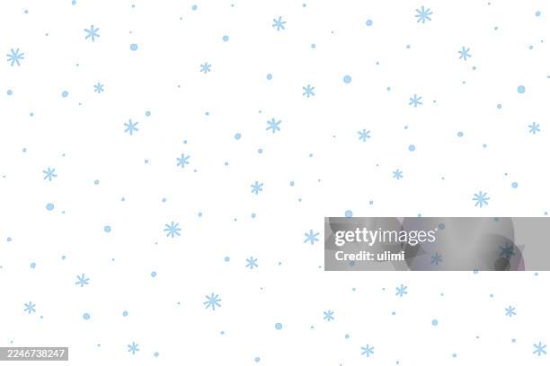 seamless pattern - snowing stock illustrations