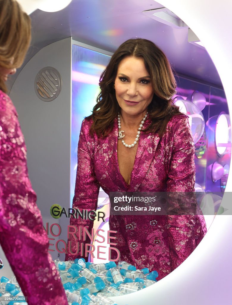 Luann de Lesseps Visits the Garnier Micellar Museum during BravoCon