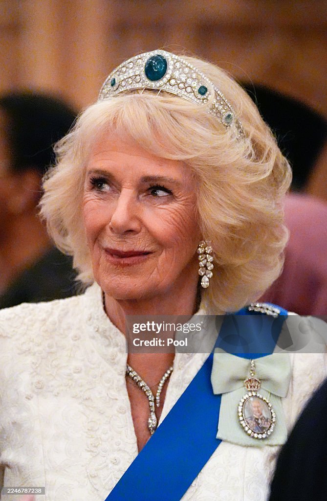 King Charles III And Queen Camilla Host The Diplomatic Corps Reception