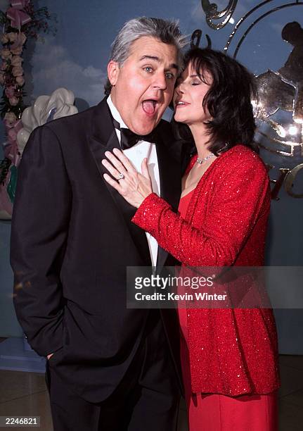 Jay Leno and his wife Mavis at the 'Carousel of Hope 2000' gala to benefit the Barbara Davis Center for Childhood Diabetes at the Beverly Hilton...