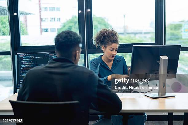analyzing workflow data to resolve development bottlenecks helps engineers identify productivity roadblocks and optimize processes, significantly enhancing efficiency in software development. - performance evaluation stock pictures, royalty-free photos & images