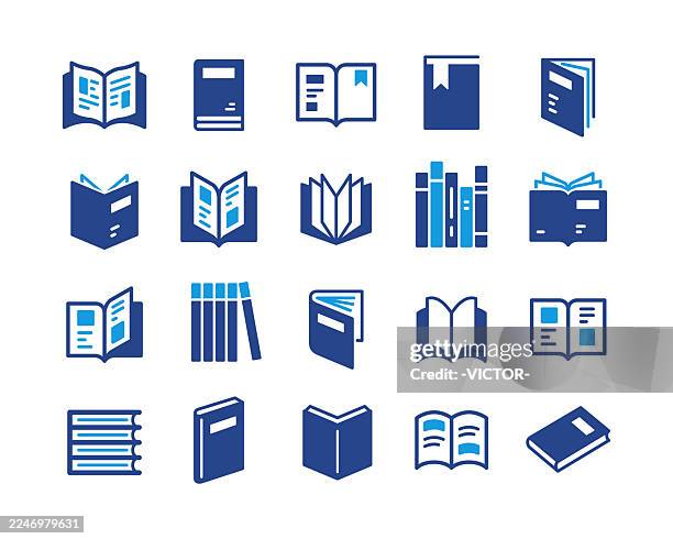 magazine icons - classic graphic series - book icon stock illustrations