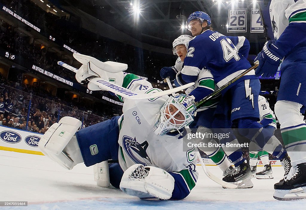 Vancouver Canucks v Tampa Bay Lightning