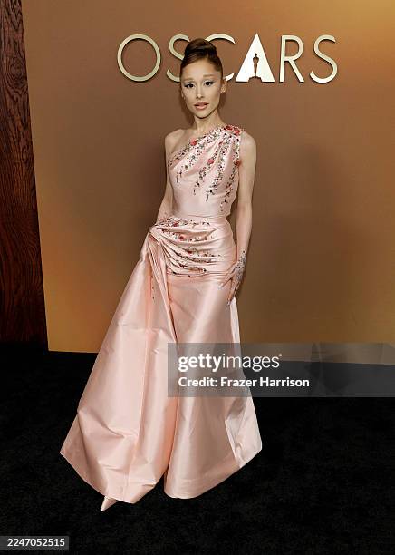 Ariana Grande attends the 16th Governors Awards at The Ray Dolby Ballroom on November 16, 2025 in Hollywood, California.