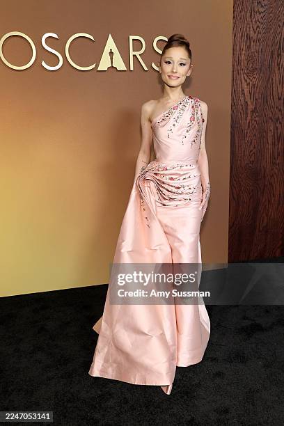 Ariana Grande attends the 16th Governors Awards at The Ray Dolby Ballroom on November 16, 2025 in Hollywood, California.