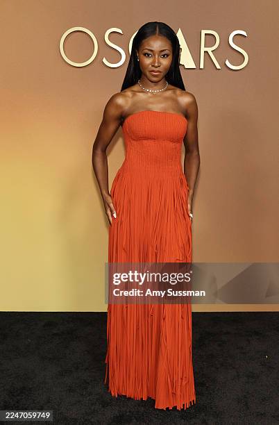 Jayme Lawson attends the 16th Governors Awards at The Ray Dolby Ballroom on November 16, 2025 in Hollywood, California.