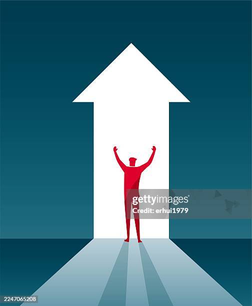 success - professional development plan stock illustrations
