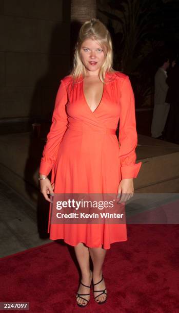 Sarah Ann Morris at the premiere of 'The Way of the Gun' at the Egyptian Theater in Hollywood, Ca. 8/29/00.Photo: Kevin Winter/Getty Images