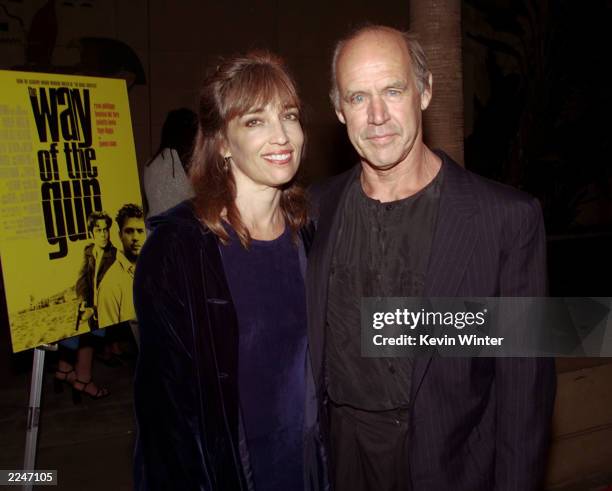 Geoffrey Lewis and his wife Paula at the premiere of 'The Way of the Gun' at the Egyptian Theater in Hollywood, Ca. 8/29/00.Photo: Kevin Winter/Getty...