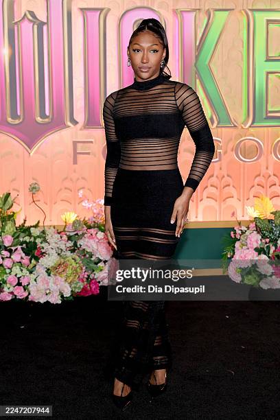 Isan Elba attends the "Wicked: For Good!" New York Premiere at David Geffen Hall on November 17, 2025 in New York City.