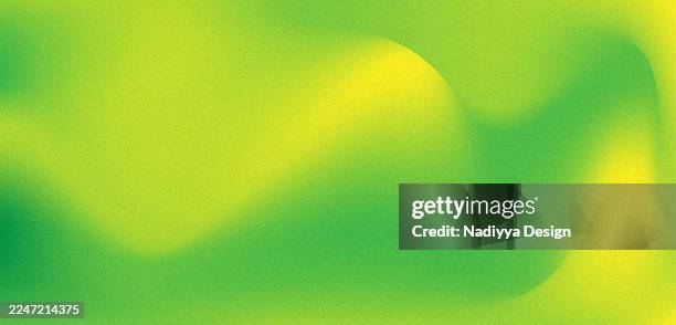 abstract background design rough wave texture green and yellow gradient color. - yellow green gradient stock illustrations