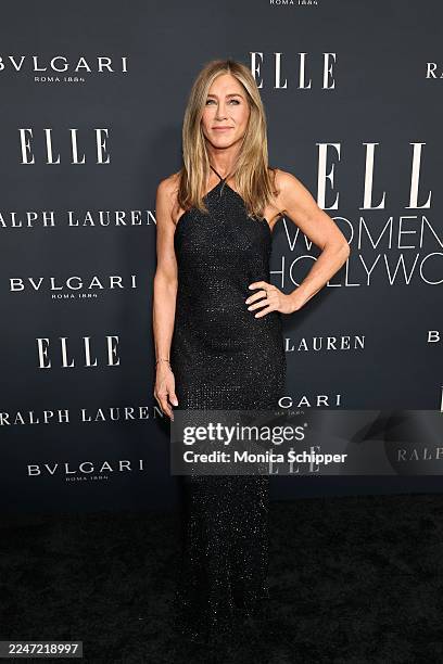 Jennifer Aniston attends Elle Women in Hollywood 2025 at Four Seasons Hotel Los Angeles at Beverly Hills on November 17, 2025 in Los Angeles,...