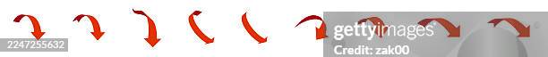 red 3d arrows. - former stock illustrations
