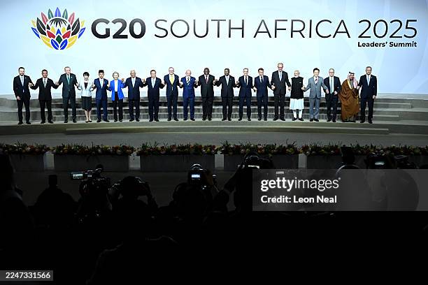 World Leaders including Turkish President Recep Tayyip Erdogan, Japan's Prime Minister Sanae Takaichi, Indonesia's Vice President Gibran Rakabuming...