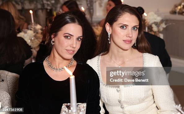 Amber Le Bon And Lady Sabrina Percy Attend The Unveiling Of Annabel s amber-le-bon-and-lady-sabrina-percy-attend-the-unveiling-of-annabel-s