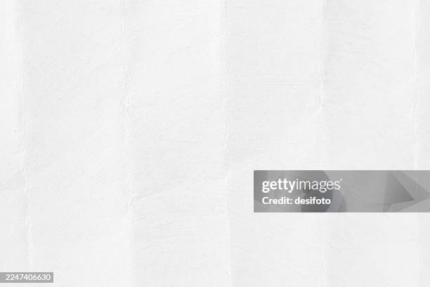 empty blank white colored folded crumpled crushed creased wrinkled striped recycled textured thick paper horizontal grunge abstract vector backgrounds with parallel stripe folds markings and crease marks making parallel lines - thick paper stock illustrations