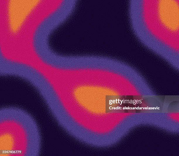 abstract background with morphing shapes - heat map stock illustrations