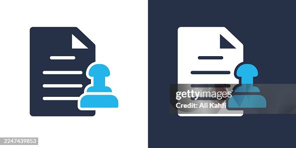 Stamp Document glyph solid icon. Solid icon that can be applied anywhere, simple, pixel perfect and modern style. Stamp Document glyph solid icon. Solid icon that can be applied anywhere, simple, pixel perfect and modern style.