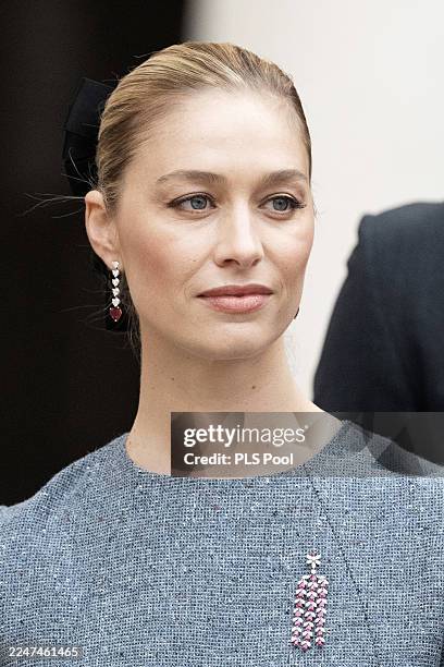 Beatrice Borromeo attends the Monaco National Day 2025 on November 19, 2025 in Monaco, Monaco.