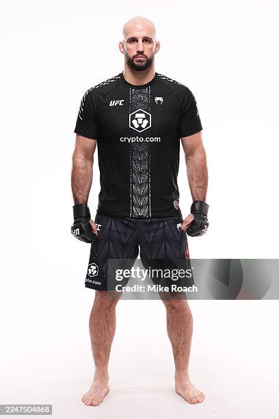 Volkan Oezdemir poses for a portrait during a UFC photo session on November 19, 2025 in Doha, Qatar.