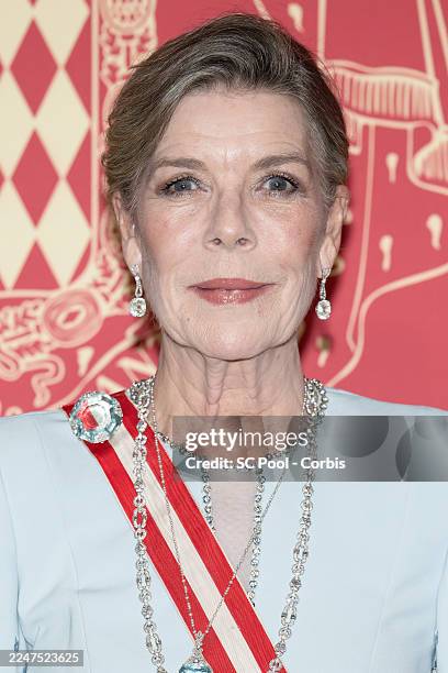 Princess Caroline of Hanover attends a Gala at the Grimaldi Forum the Monaco National Day 2025 on November 19, 2025 in Monaco, Monaco.