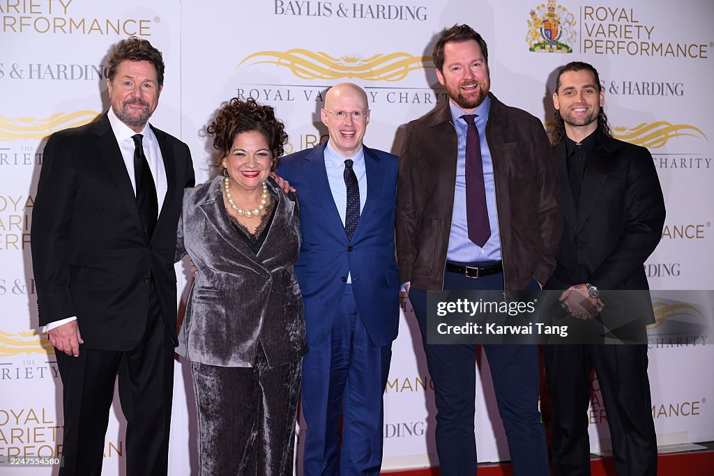 The Prince And Princess Of Wales Attend The Royal Variety Performance