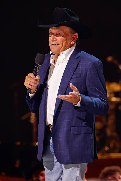 George Strait speaks onstage during the 59th Annual Country Music Association Awards at Bridgestone Arena on November 19, 2025 in Nashville,...