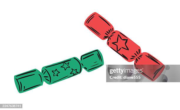 ilustraciones, imágenes clip art, dibujos animados e iconos de stock de galletas navideñas vintage de mediados de siglo dibujadas a mano - galletas de navidad