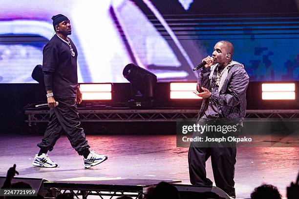 Pusha T and Malice of Clipse perform at O2 Academy Brixton on November 20, 2025 in London, England.